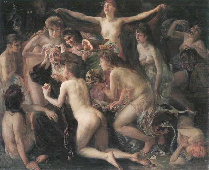 Lovis Corinth Die Versuchung des hl. Antonius oil painting picture